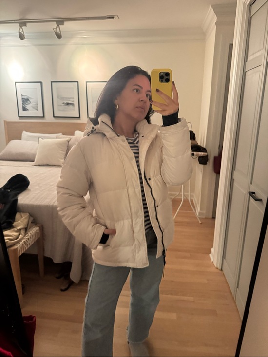 Aritzia Jackets & Blazers - ARITZIA SUPERPUFF CLIMATTE IN MATTE PEARL